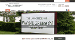 Desktop Screenshot of greesonlaw.com